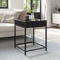 Miniatyrbillede 5 af 11: vidaXL sofabord med Infinity LED-lys 40x40x51 cm sort