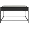 Miniatyrbillede 7 af 11: vidaXL sofabord med Infinity LED-lys 70x50x41 cm sort