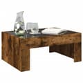 Miniatyrbillede 6 af 11: vidaXL sofabord med Infinity LED-lys 70x50x30 cm røget egetræsfarve
