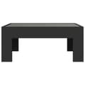 Miniatyrbillede 7 af 11: vidaXL sofabord med Infinity LED-lys 70x50x30 cm sort