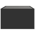 Miniatyrbillede 8 af 11: vidaXL sofabord med Infinity LED-lys 70x50x30 cm sort