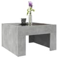 Miniatyrbillede 6 af 11: vidaXL sofabord med Infinity LED-lys 50x50x30 cm betongrå