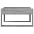 Miniatyrbillede 7 af 11: vidaXL sofabord med Infinity LED-lys 50x53x30 cm grå sonoma-eg