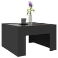 Miniatyrbillede 6 af 11: vidaXL sofabord med Infinity LED-lys 50x50x30 cm sort