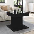 Miniatyrbilde 2 av 11: vidaXL Salongbord med LED svart 50x50x45 cm sponplate
