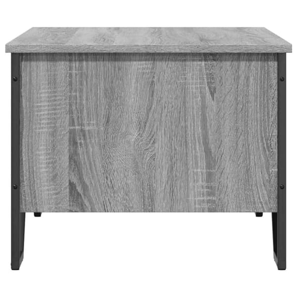 vidaXL Soffbord grå sonoma 100x51x40 cm konstruerat trä
