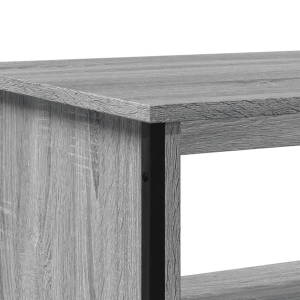 vidaXL Soffbord grå sonoma 100x51x40 cm konstruerat trä