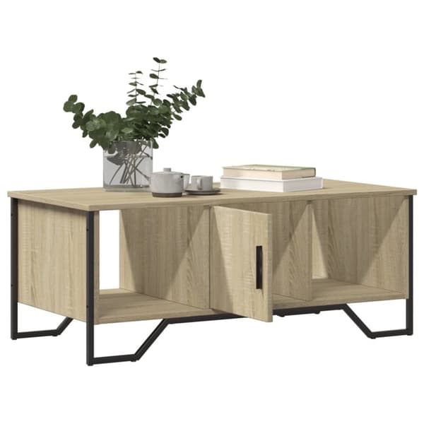 vidaXL Salongbord sonoma eik 100x51x40 cm konstruert tre