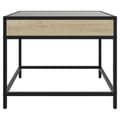 Miniatyrbilde 7 av 11: vidaXL Salongbord med Infinity LED sonoma eik 70x50x41 cm