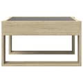Miniatyrbillede 7 af 11: vidaXL sofabord med Infinity LED-lys 50x53x30 cm sonoma-eg