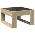 Miniatyrbillede 9 af 11: vidaXL sofabord med Infinity LED-lys 50x53x30 cm sonoma-eg