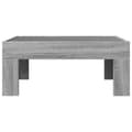 Miniatyrbillede 7 af 11: vidaXL sofabord med Infinity LED-lys 70x50x30 cm grå sonoma-eg