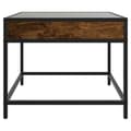 Miniatyrbillede 7 af 11: vidaXL sofabord med Infinity LED-lys 50x50x41 cm røget egetræsfarve