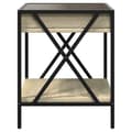 Miniatyrbillede 8 af 11: vidaXL sofabord med Infinity LED-lys 40x40x49 cm sonoma-eg