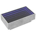 Miniatyrbillede 4 af 11: vidaXL sofabord med LED-lys 90x50x30 cm konstrueret træ betongrå