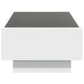 Miniatyrbillede 8 af 11: vidaXL sofabord med LED-lys 90x50x30 cm konstrueret træ hvid