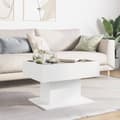 Miniatyrbillede 5 af 11: vidaXL sofabord med LED-lys 70x50x45 cm konstrueret træ hvid