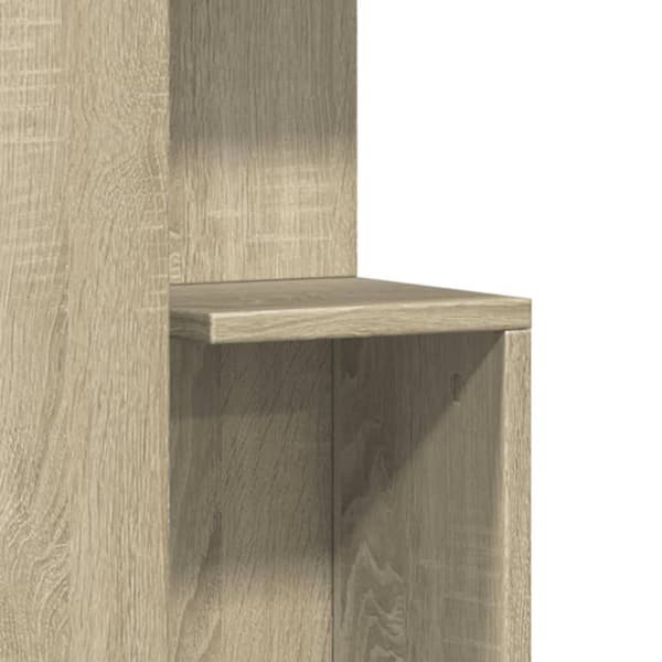 sidebord 35x35x60 cm konstrueret træ sonoma-eg