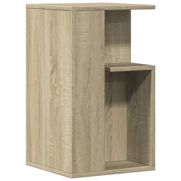 sidebord 35x35x60 cm konstrueret træ sonoma-eg