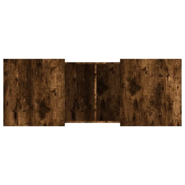 Soffbord rökfärgad ek 100x55x40 cm konstruerat trä