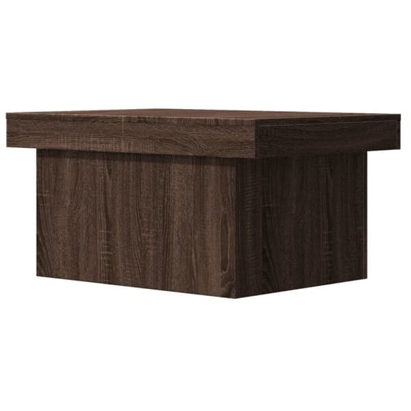 Soffbord brun ek 100x55x40 cm konstruerat trä