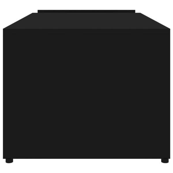 Soffbord svart 90x45x35 cm konstruerat trä