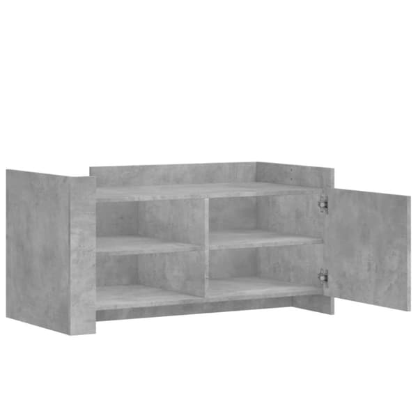 Soffbord betonggrå 100x50x50 cm konstruerat trä