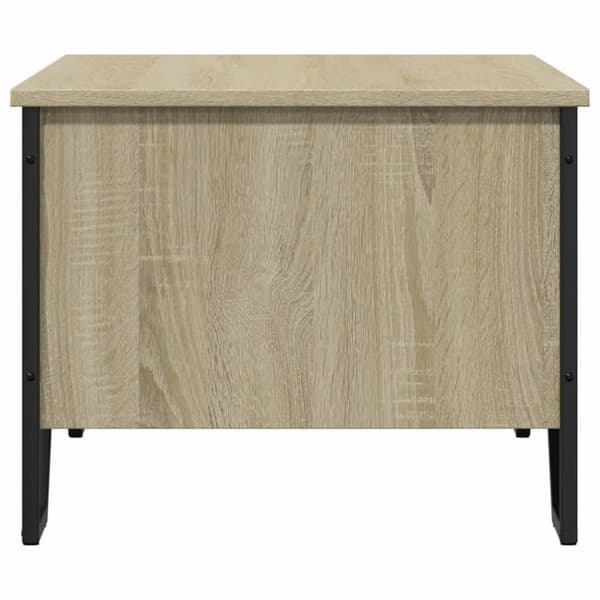 sofabord 100x51x40 cm konstrueret træ sonoma-eg