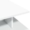 Miniatyrbild 7 av 9: Soffbord vit 102x55x35 cm konstruerat trä