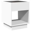 Miniatyrbild 8 av 10: Soffbord med Infinity LEDs vit 40x40x50 cm