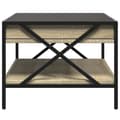 Miniatyrbild 7 av 10: Soffbord med Infinity LEDs sonoma-ek 70x50x38 cm