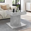 Pikkukuva 4 / 10: Sohvapöytä LED-valoilla betoninharmaa 50x50x45 cm tekninen puu