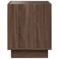 Miniatyrbillede 7 af 10: sofabord med Infinity LED-lys 50x50x50 cm brun egetræsfarve