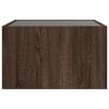 Miniatyrbillede 7 af 10: sofabord med Infinity LED-lys 50x50x30 cm brun egetræsfarve