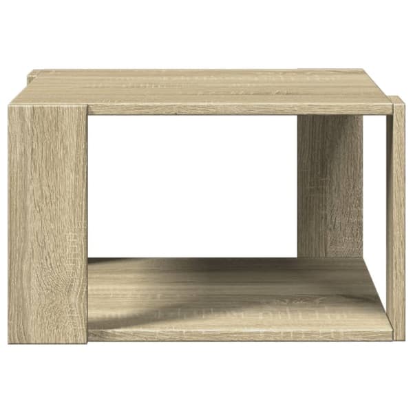 Soffbord sonoma-ek 51,5x51,5x30 cm konstruerat trä