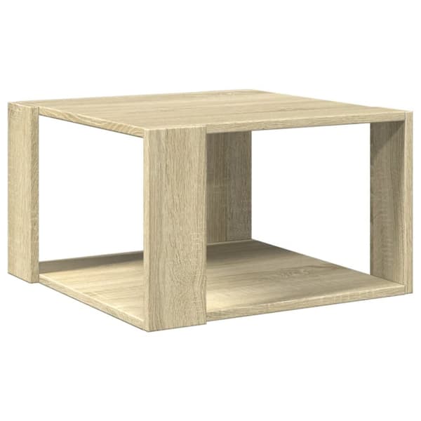 Soffbord sonoma-ek 51,5x51,5x30 cm konstruerat trä