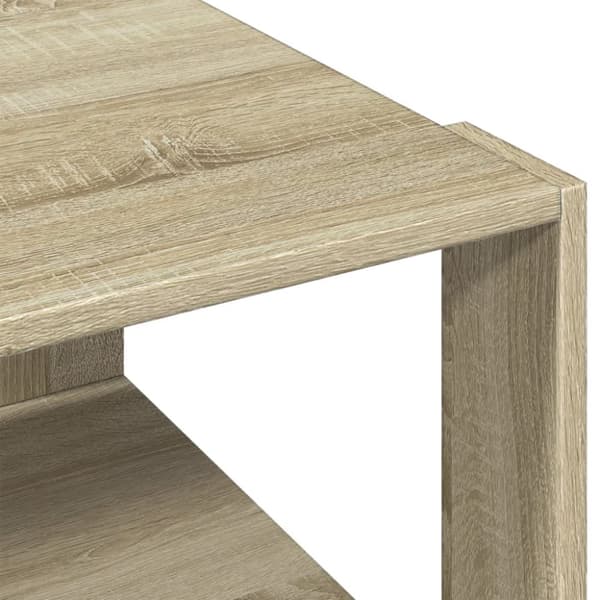 Soffbord sonoma-ek 51,5x51,5x30 cm konstruerat trä