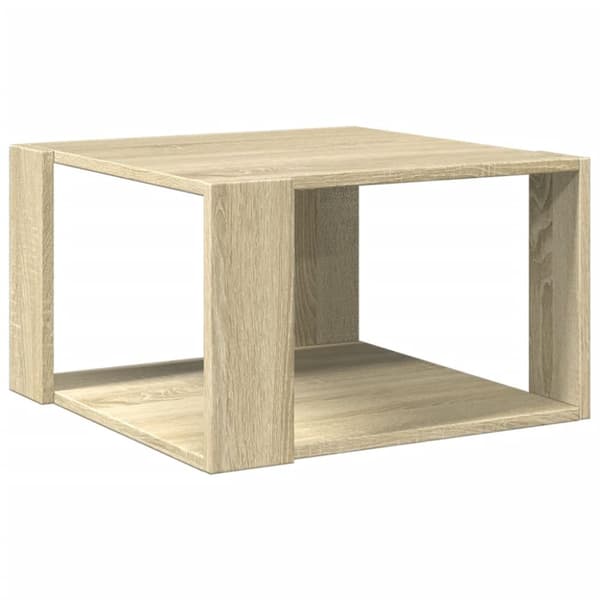 Soffbord sonoma-ek 51,5x51,5x30 cm konstruerat trä