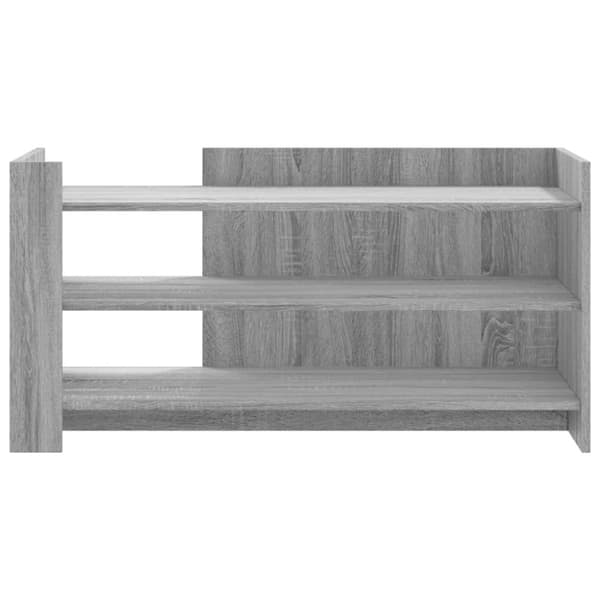 sofabord 100x50x50 cm konstrueret træ grå sonoma-eg