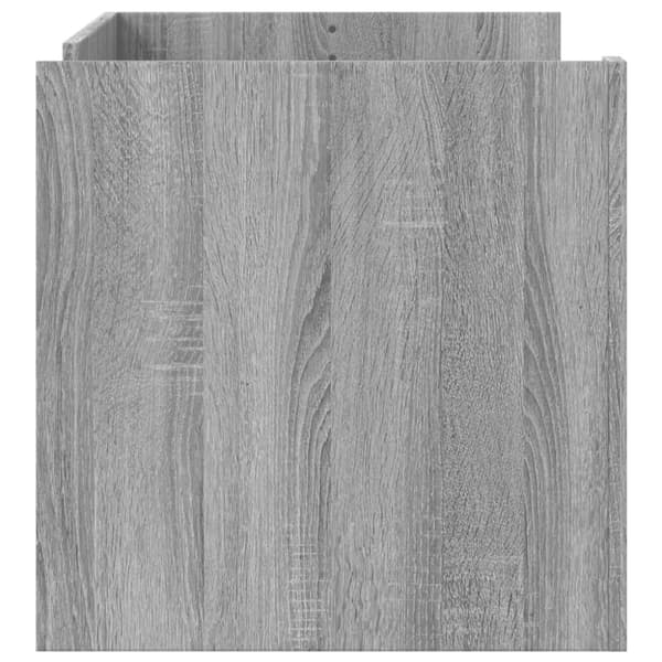 sofabord 100x50x50 cm konstrueret træ grå sonoma-eg