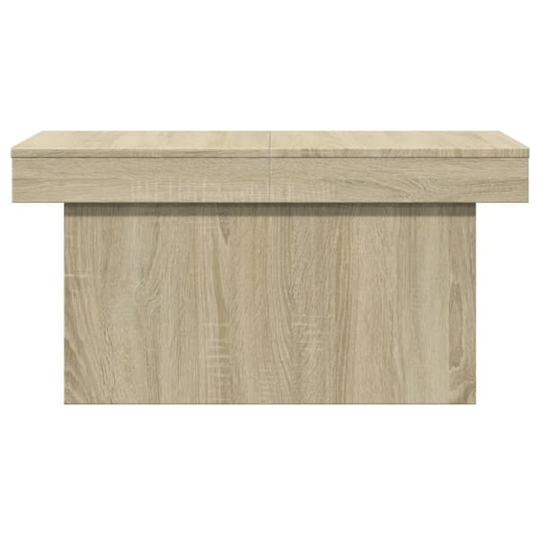sofabord 100x55x40 cm konstrueret træ sonoma-eg