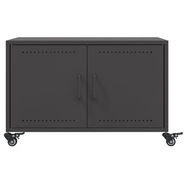 sofabord 68x50x43,5 cm koldvalset stål sort