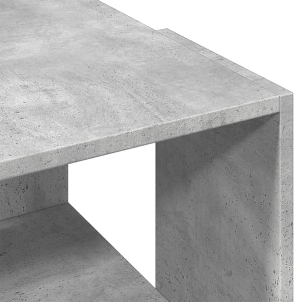 sofabord 89,5x48x30 cm konstrueret træ betongrå