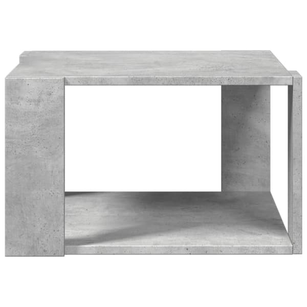 Soffbord betonggrå 51,5x51,5x30 cm konstruerat trä