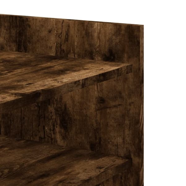 sofabord 100x50x50 cm konstrueret træ røget egetræsfarve