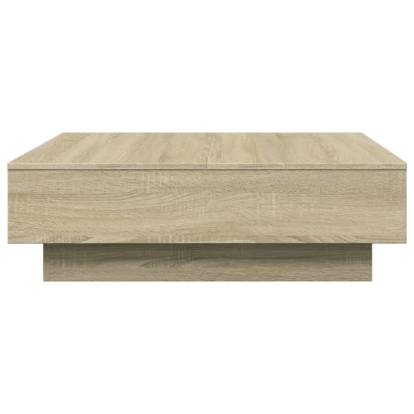 Sohvapöytä Sonoma-tammi 90x90x28 cm lastulevy