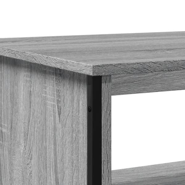 Soffbord grå sonoma 100x51x40 cm konstruerat trä