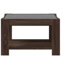 Pikkukuva 6 / 10: Sohvapöytä LED-valoilla ruskea tammi 73x53x45 cm tekninen puu