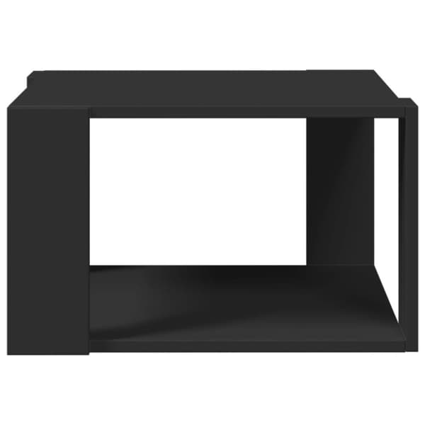 Soffbord svart 51,5x51,5x30 cm konstruerat trä