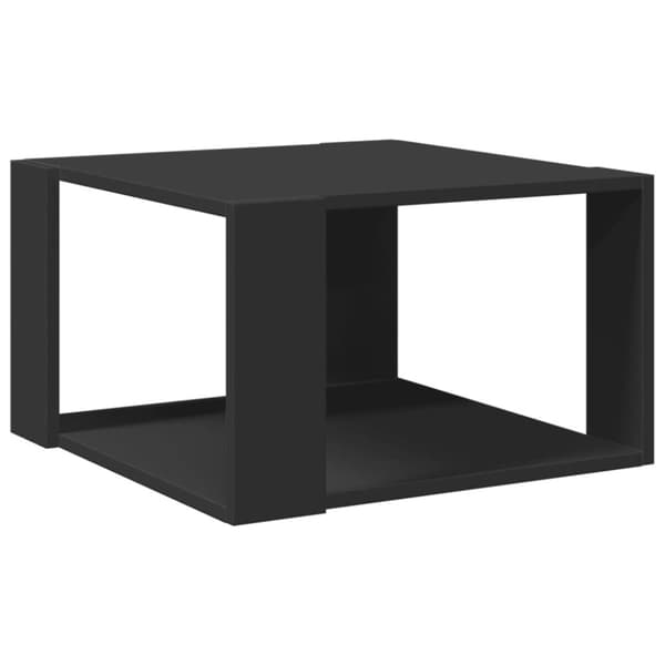 Soffbord svart 51,5x51,5x30 cm konstruerat trä